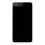 Lcd Frame Middle Chassis For Intex Cloud Q11 Black By - Maxbhi Com