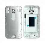 Lcd Frame Middle Chassis For Motorola Moto G Dual Sim 3rd Gen White By - Maxbhi Com