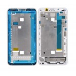 Lcd Frame Middle Chassis For Htc Desire 516 Dual Sim White By - Maxbhi Com