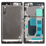 Lcd Frame Middle Chassis For Sony Xperia Z Lt36i Black By - Maxbhi Com