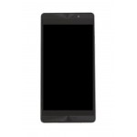 Lcd Frame Middle Chassis For Micromax Canvas Fire 4g Plus Q412 Black By - Maxbhi Com