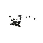 Small Screws For BlackBerry Torch 9800 - Black