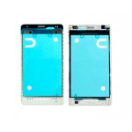 Lcd Frame Middle Chassis For Sony Ericsson Xperia E1 D2004 White By - Maxbhi Com