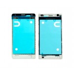 Lcd Frame Middle Chassis For Sony Ericsson Xperia E1 D2005 White By - Maxbhi Com