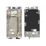 Lcd Frame Middle Chassis For Bq Aquaris M5 5 White By - Maxbhi Com