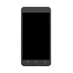 Lcd Frame Middle Chassis For Zen Admire Buzz White By - Maxbhi Com
