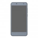 Lcd Frame Middle Chassis For Zen Admire Metal Grey By - Maxbhi Com