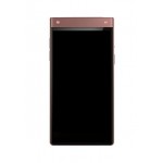 Lcd Frame Middle Chassis For Gionee W909 Rose Gold By - Maxbhi Com