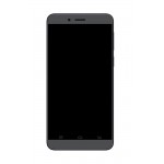 Lcd Frame Middle Chassis For Intex Cloud Cube Black By - Maxbhi Com