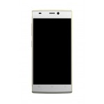 Lcd Frame Middle Chassis For Qmobile Noir Z6 White By - Maxbhi Com