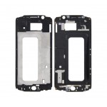 Lcd Frame Middle Chassis For Samsung Galaxy S6 Duos Black By - Maxbhi Com