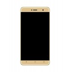 Lcd Frame Middle Chassis For Celkon Mega 4g Black By - Maxbhi Com