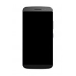 Lcd Frame Middle Chassis For Moto M2 Black By - Maxbhi Com