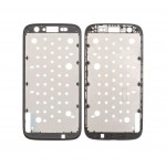 Lcd Frame Middle Chassis For Motorola Moto G Dual Sim Black By - Maxbhi Com