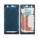 Lcd Frame Middle Chassis For Sony Xperia Z1s C6916 Black By - Maxbhi Com