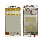 Lcd Frame Middle Chassis For Honor 6c Pro White By - Maxbhi Com