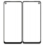 Replacement Front Glass For Realme 7 Pro Black By - Maxbhi Com