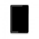 Lcd Frame Middle Chassis For Htc Flyer Black By - Maxbhi Com