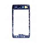 Lcd Frame Middle Chassis For Motorola Razr Xt910 Black By - Maxbhi Com