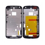 Lcd Frame Middle Chassis For Motorola Moto G 4g 2nd Gen Black By - Maxbhi Com