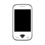 Lcd Frame Middle Chassis For Samsung S7070 Diva White By - Maxbhi Com