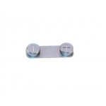 Volume Side Button Outer For Apple Iphone 5s Silver By - Maxbhi Com