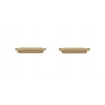 Volume Side Button Outer For Samsung Galaxy C7 Pro Gold By - Maxbhi Com