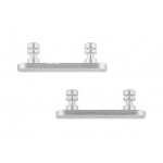 Volume Side Button Outer For Apple Iphone Xs Max Silver By - Maxbhi Com