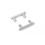 Volume Side Button Outer For Apple Iphone 8 Silver By - Maxbhi Com