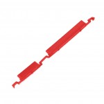 Volume Side Button Outer For Vivo Y15 2019 Red By - Maxbhi Com