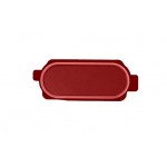 Home Button Outer For Samsung Z2 Red By - Maxbhi Com