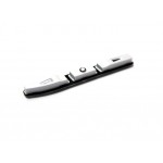 Volume Side Button Outer For Nokia E71 Grey Steel By - Maxbhi Com