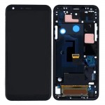 Lcd With Touch Screen For Lg Q7 Plus Black By - Maxbhi Com