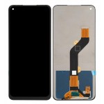 Lcd With Touch Screen For Tecno Camon 16 Black By - Maxbhi Com