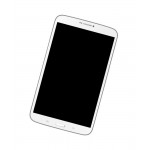 Home Button Complete For Samsung Galaxy Tab 3 8 0 White By - Maxbhi Com