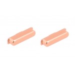 Volume Side Button Outer for Oppo R11 Plus Gold - Plastic Key