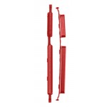 Volume Side Button Outer For Meizu M6 Note Red By - Maxbhi Com