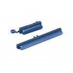 Volume Side Button Outer for Samsung Rex 70 S3802 Blue - Plastic Key