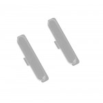 Volume Side Button Outer for Huawei G7300 White - Plastic Key