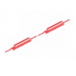 Volume Side Button Outer for iBall Andi Wink 4G Rose Gold - Plastic Key
