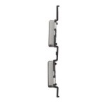 Volume Side Button Outer for LG Optimus L5 Dual E612 White - Plastic Key