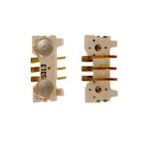 Volume Side Button Outer for Motorola E398 White - Plastic Key