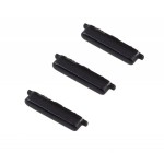 Volume Side Button Outer for Samsung Galaxy Rugby Pro Black - Plastic Key