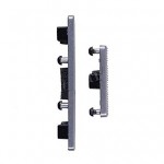 Volume Side Button Outer for Celkon A43 Black - Plastic Key