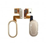 Home Button Complete For Meizu M3 Note M681h Gold By - Maxbhi Com