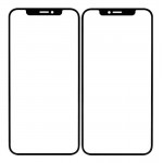 Replacement Front Glass For Apple Iphone 12 Black By - Maxbhi Com