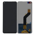 Lcd With Touch Screen For Infinix Hot 10 Black By - Maxbhi Com