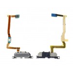Home Button Complete For Samsung Galaxy Alpha S801 Silver By - Maxbhi Com