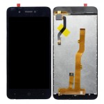 Lcd With Touch Screen For Itel A25 Black By - Maxbhi Com