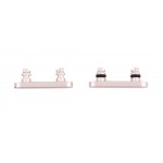 Volume Side Button Outer For Apple Iphone 12 Mini White By - Maxbhi Com